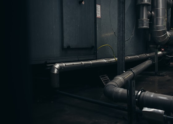 Commercial plumbing pipes and infrastructure